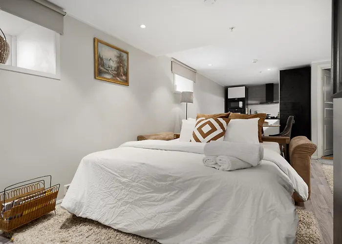 Solsiden Modern Stay: King Beds, Private Entry 公寓 特隆赫姆